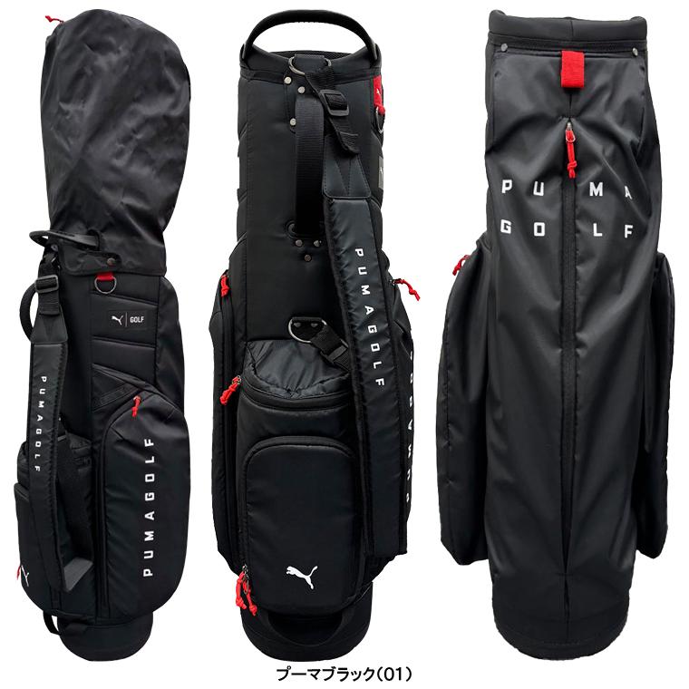 PUMA ゴルフバッグ ブラック キャディバッグ ゴルフ 5口 PUMA（プーマ） PUMA GOLF ゴルフ 正規品 ユニセックス 男女兼用