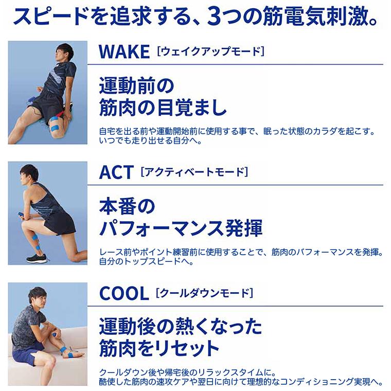 伊藤超短波 RUCOE RUN ( ルコエ ラン ) 本体セット コンディショニング機器 筋電気刺激機器 アウェイクニングギアの画像