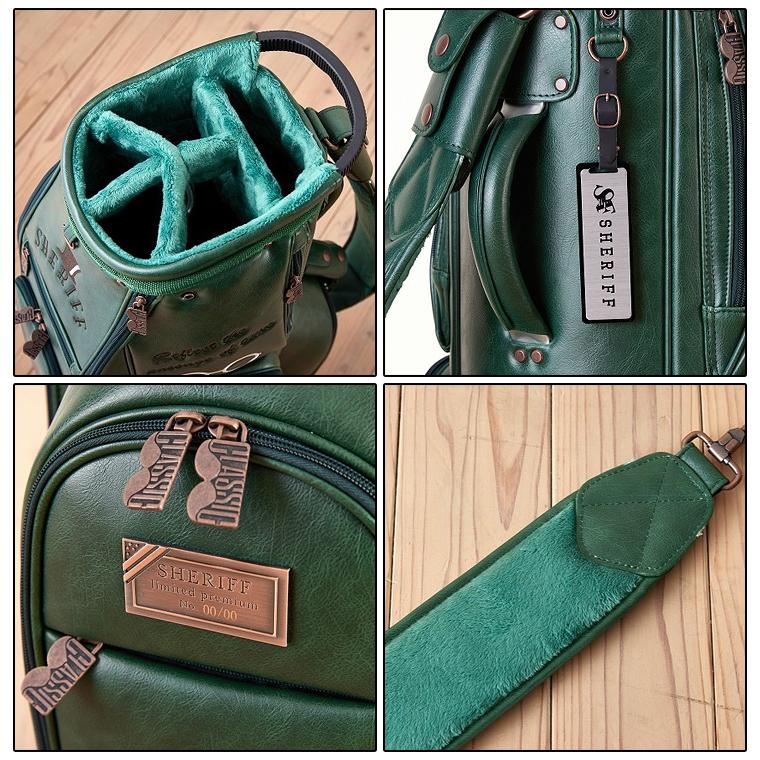 [新品] SHERIFF 限定 キャディバッグ SFC-016   9.5インチ SHERIFF 【限定品】 シェリフ日本正規品 STANDARD クラシック