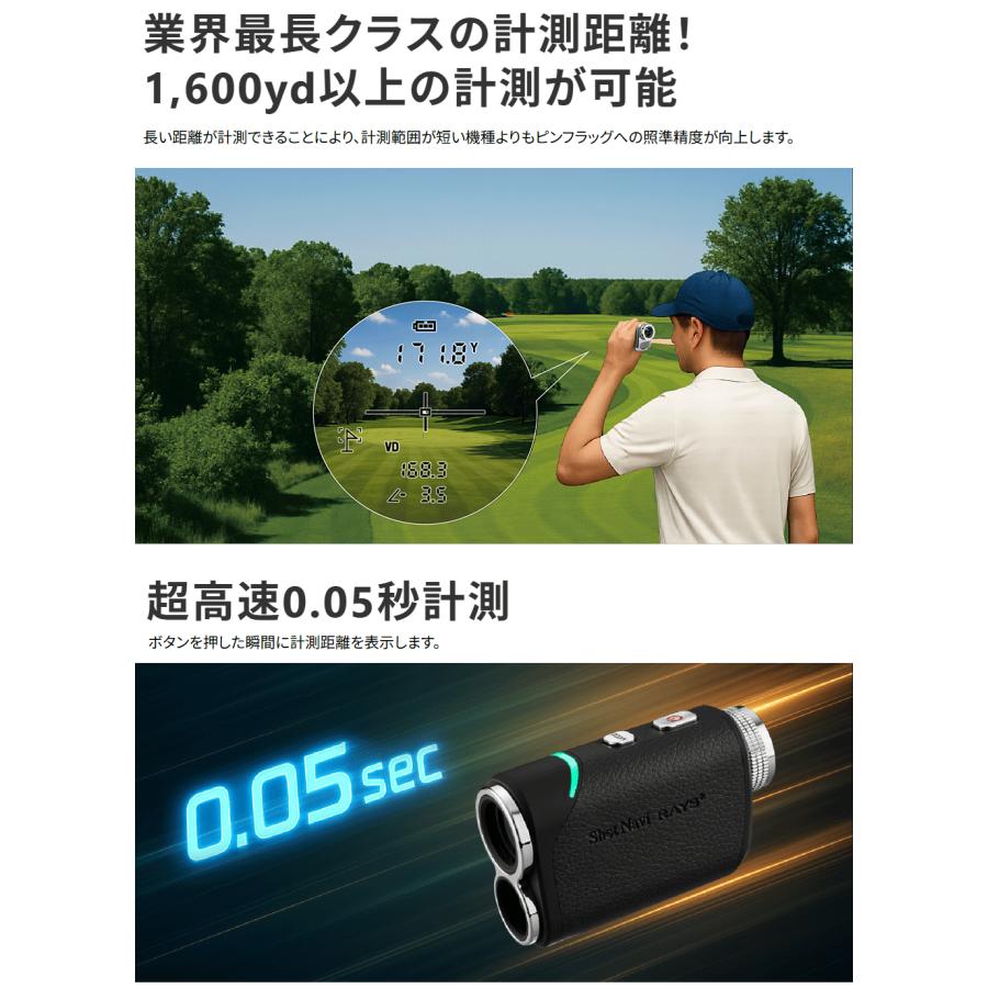 テクタイト ShotNavi ショットナビ 正規品 Laser Sniper RAYS+