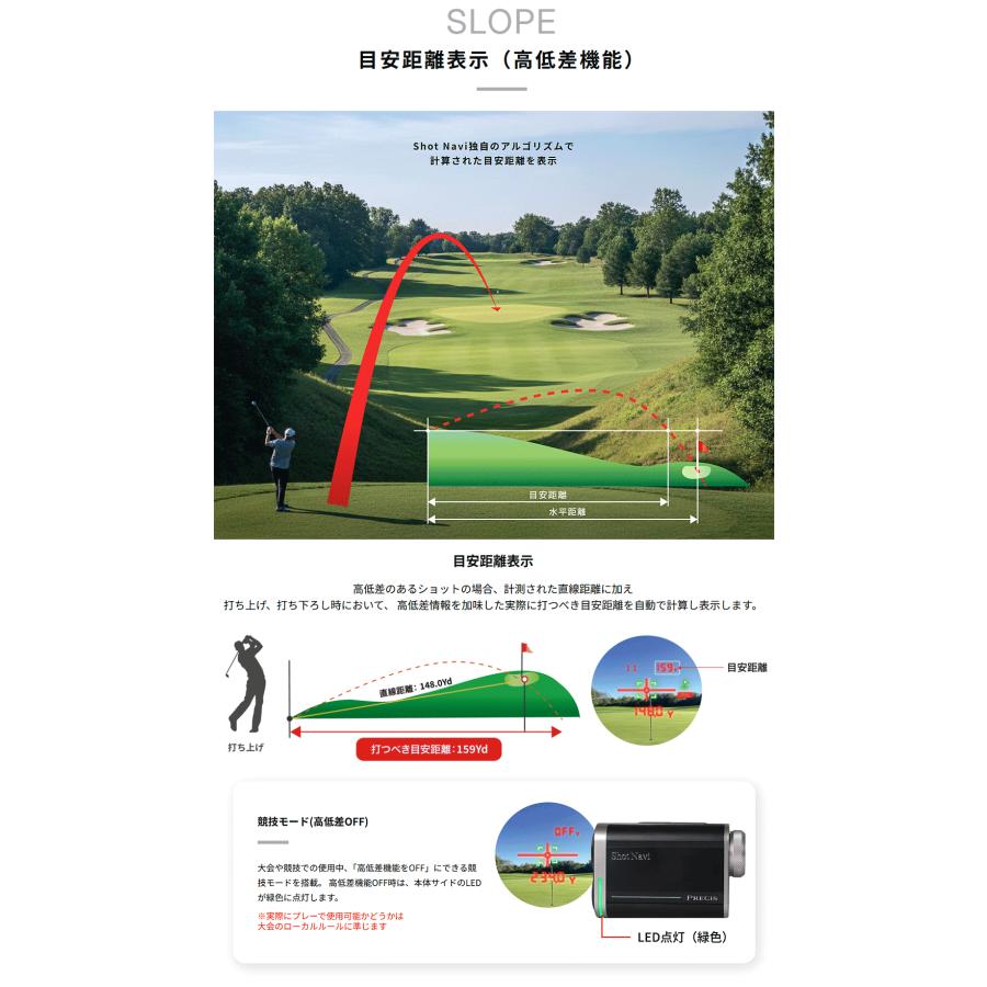 テクタイト ShotNavi ショットナビ 正規品 PRECIS プレシス 2026新製品