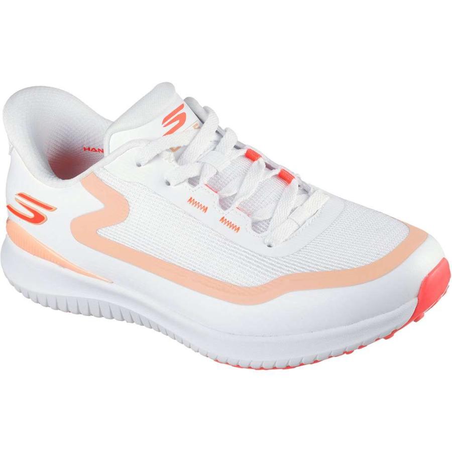 タイムセール新品 SKECHERS スケッチャーズ　ホワイトゴーゴルフ 23cm SKECHERS（スケッチャーズ） ゴーゴルフ フライト ホワイト/コーラル