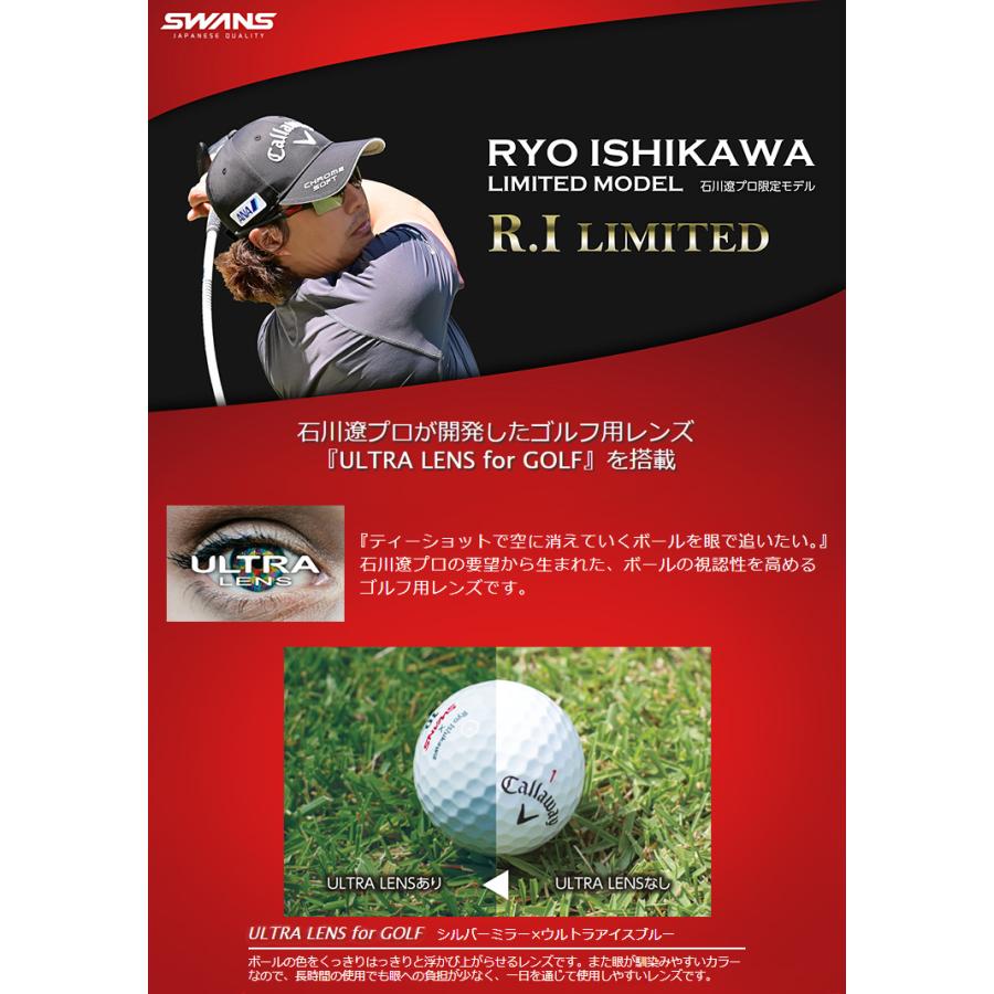 Swans スワンズ 石川遼限定モデル Springbok サングラス 21新製品 Spb 0714 Ri21 Mbk Ezaki Net Golf 通販 Paypayモール