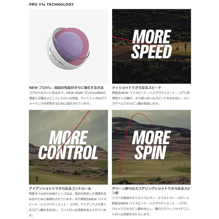 Titleist タイトリスト日本正規品 「 PRO V1 」、「 V1x 」 2025 Titleist タイトリスト日本正規品 「 PRO V1 」、「 V1x 」 2025