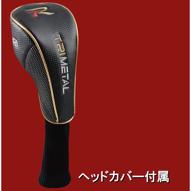 TRIMETAL トライメタル 日本正規品 フルチタン フェアウェイウッド ゴールドモデル USTマミヤ製オリジナルカーボンシャフト_8
