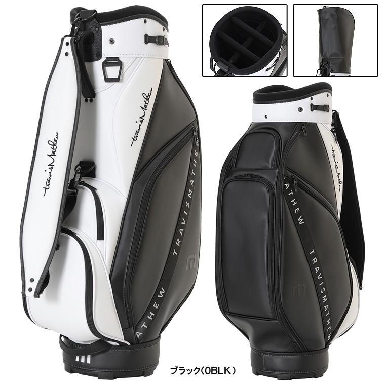 トラヴィスマシュー　キャディバッグ 白黒 トラヴィスマシュー（Travis Mathew）（メンズ）ゴルフ キャディバッグ