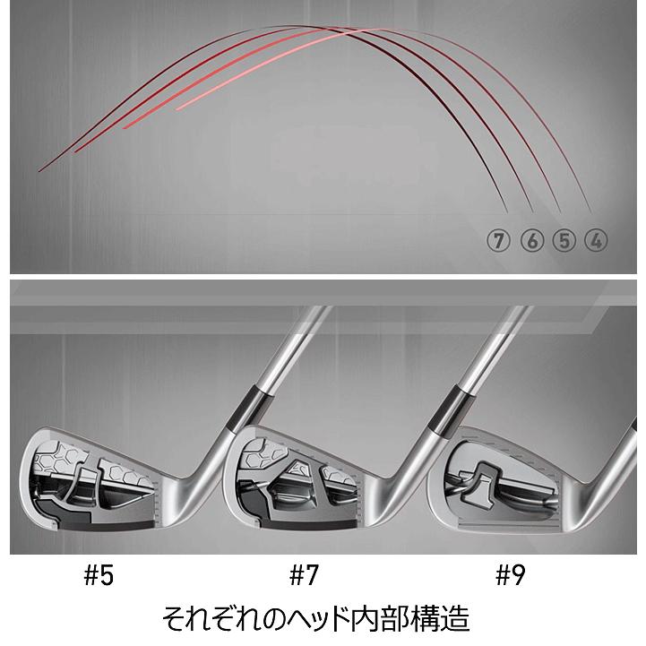 TaylorMade テーラーメイド 日本正規品 P790 アイアン 2025モデル NSPRO950GH neoスチールシャフト 5本セット(#6〜9、PW)_4