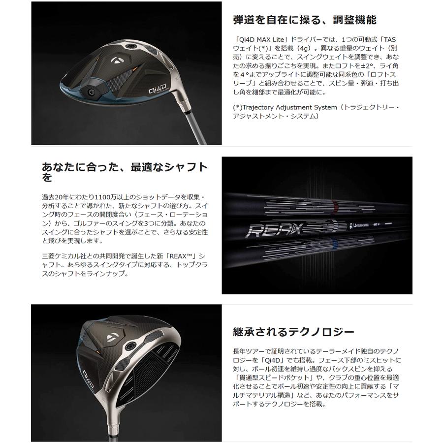 TaylorMade（テーラーメイド） 日本正規品 Qi4D MAX LITE ドライバー