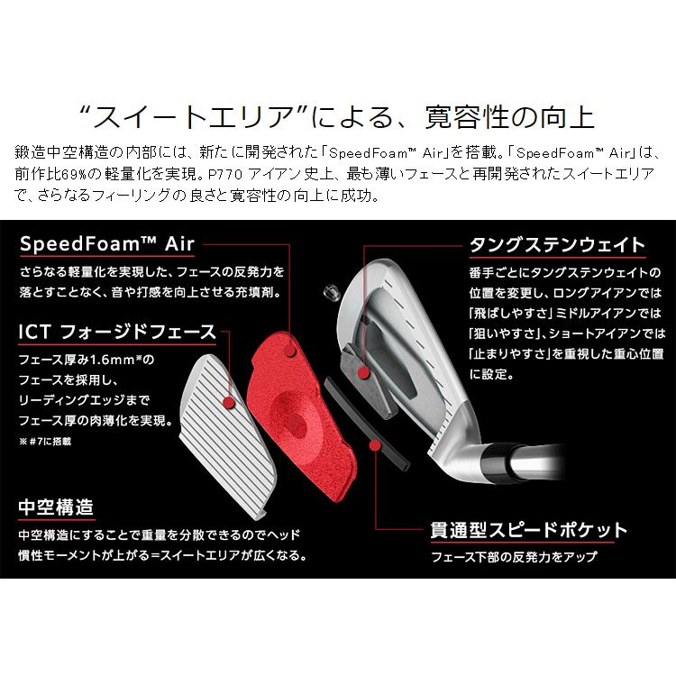 TaylorMade テーラーメイド 日本正規品 P770 アイアン 2023 TaylorMade テーラーメイド 日本正規品 P770 アイアン 2023