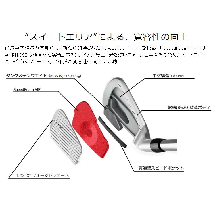 TaylorMade テーラーメイド 日本正規品 P770 アイアン 2023 TaylorMade テーラーメイド 日本正規品 P770 アイアン 2023