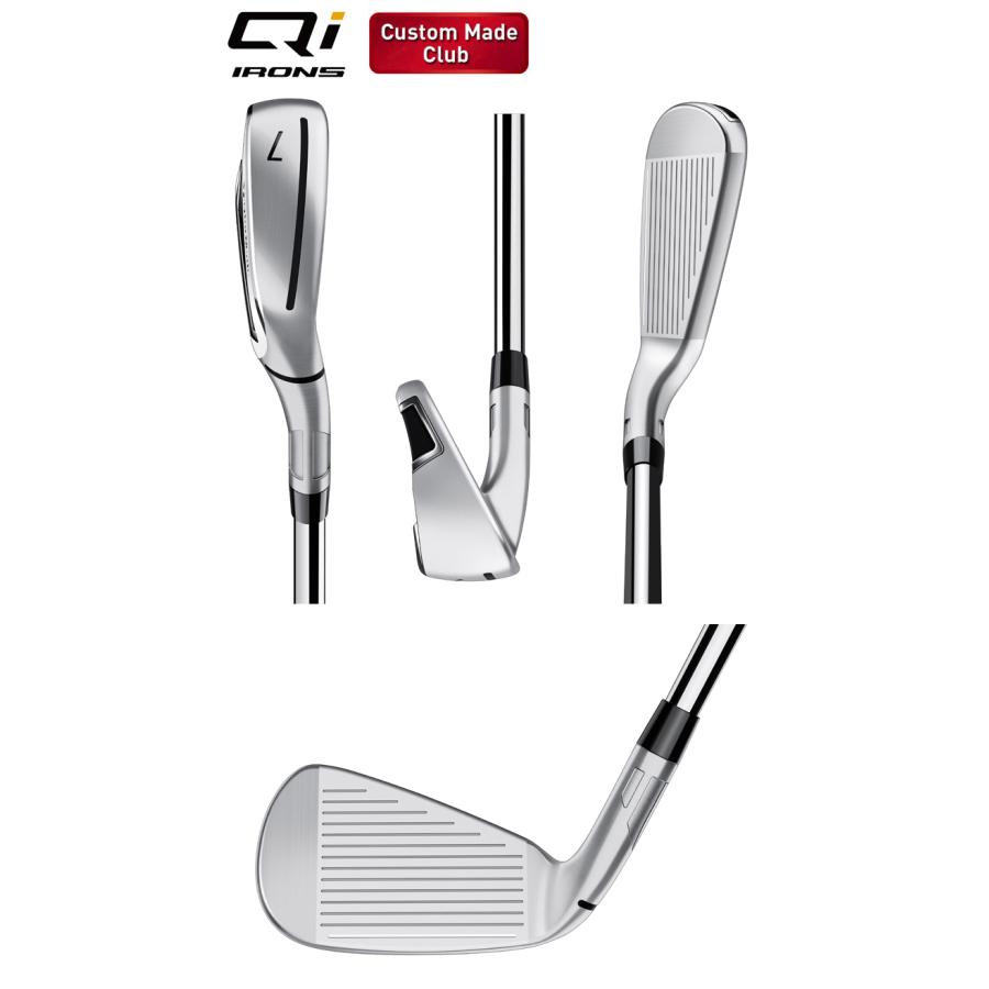 Qi アイアン MCIカーボンシャフト 単品(#4、#5、AW、SW) 【カスタムメイドクラブ】 Taylormade テーラーメイド日本正規品 2024新製品｜ezaki-g｜02