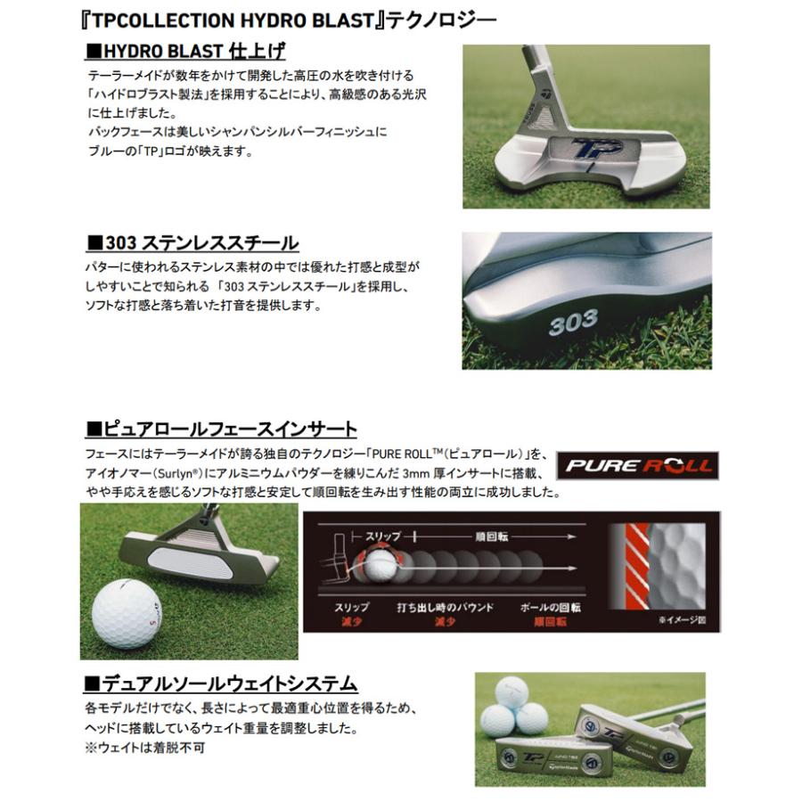 TaylorMade テーラーメイド日本正規品 TP COLLECTION HYDRO TaylorMade テーラーメイド日本正規品 TP COLLECTION HYDRO