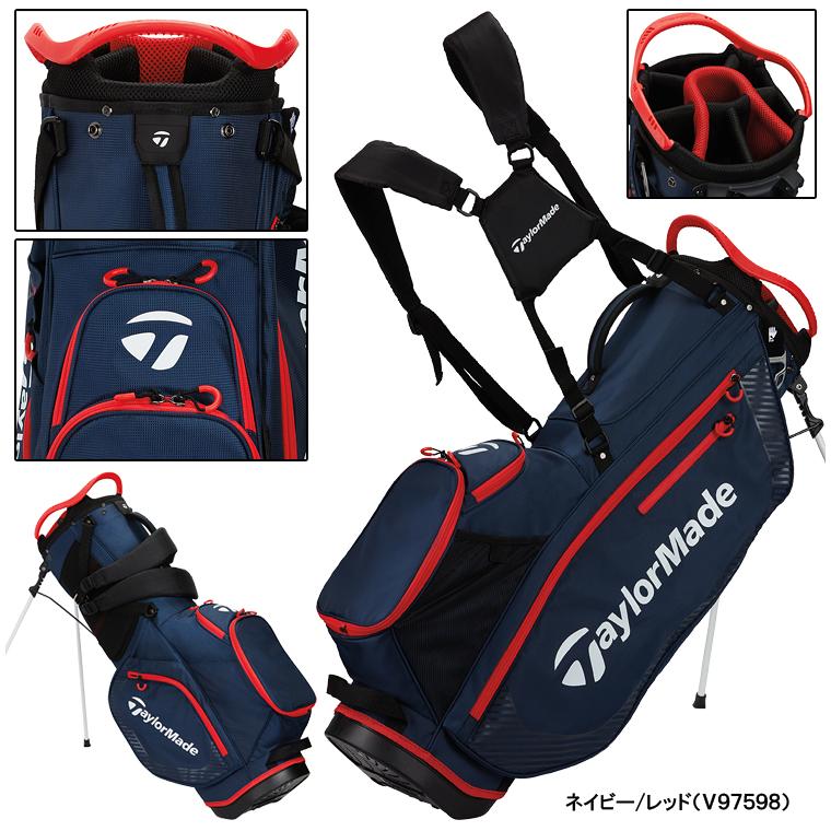 TaylorMade テーラーメイド　キャディバッグ軽量 スタンド式　フードあり TaylorMade（テーラーメイド） 日本正規品 プロ スタンドバッグ 軽量