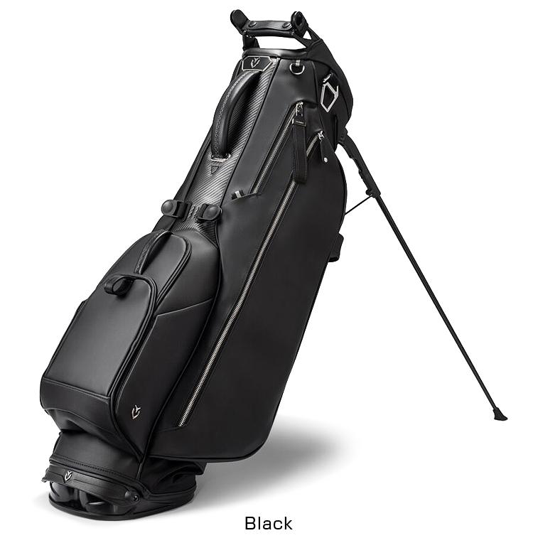 【未使用】VESSEL VLS キャディバッグ LUX シングルストラップ VESSEL ベゼル 正規品 CARBON LUX Stand カーボン ラックス スタンド
