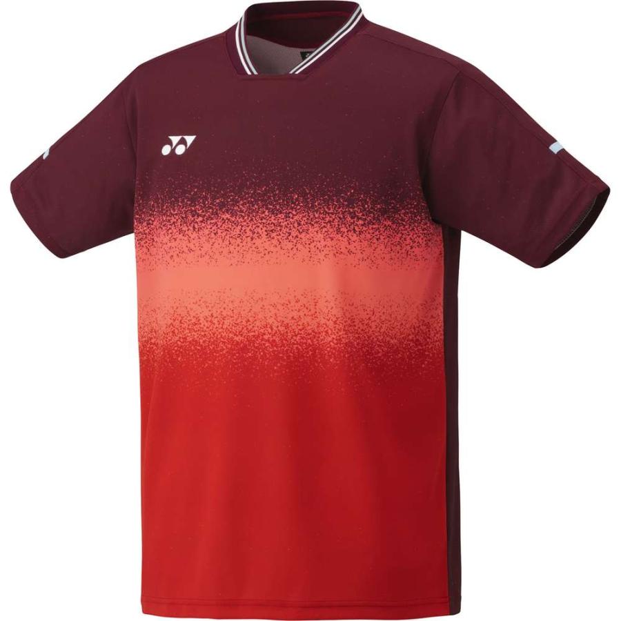 【上下セットLサイズ】 メンズゲームシャツ （フィットスタイル） YONEX（ヨネックス） メンズゲームシャツ(フィットスタイル) コーラル