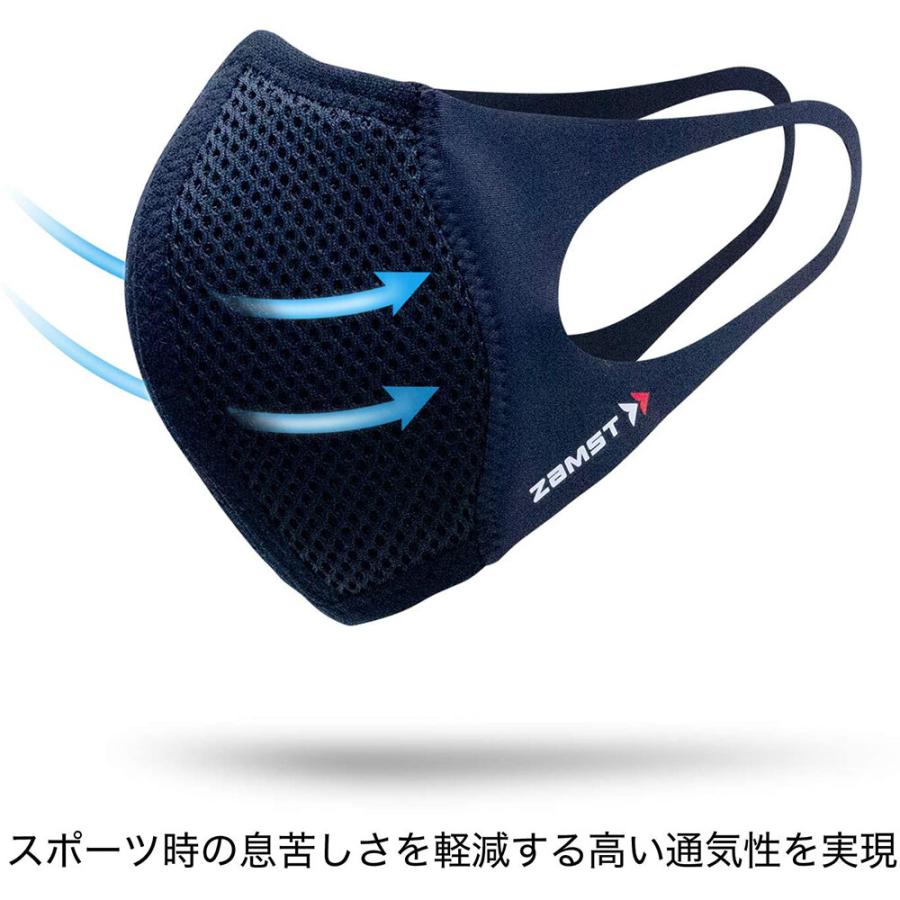 ZAMST ザムスト 正規品 マウスカバー スポーツマスク 小さめサイズ 2枚入り(簡易パッケージ)｜ezaki-g｜04