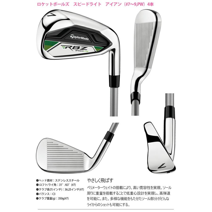 TaylorMade テーラーメイド ロケットボールズ スピードライト TaylorMade テーラーメイド ロケットボールズ スピードライト