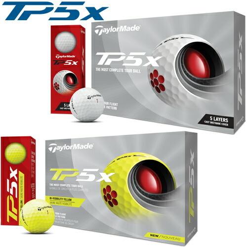 【アウトレット送料無料】2021年モデル日本正規品 テーラーメイド TP5X ゴルフボール 1ダース12個入り 「TaylorMade TP5X」 あすつく対応