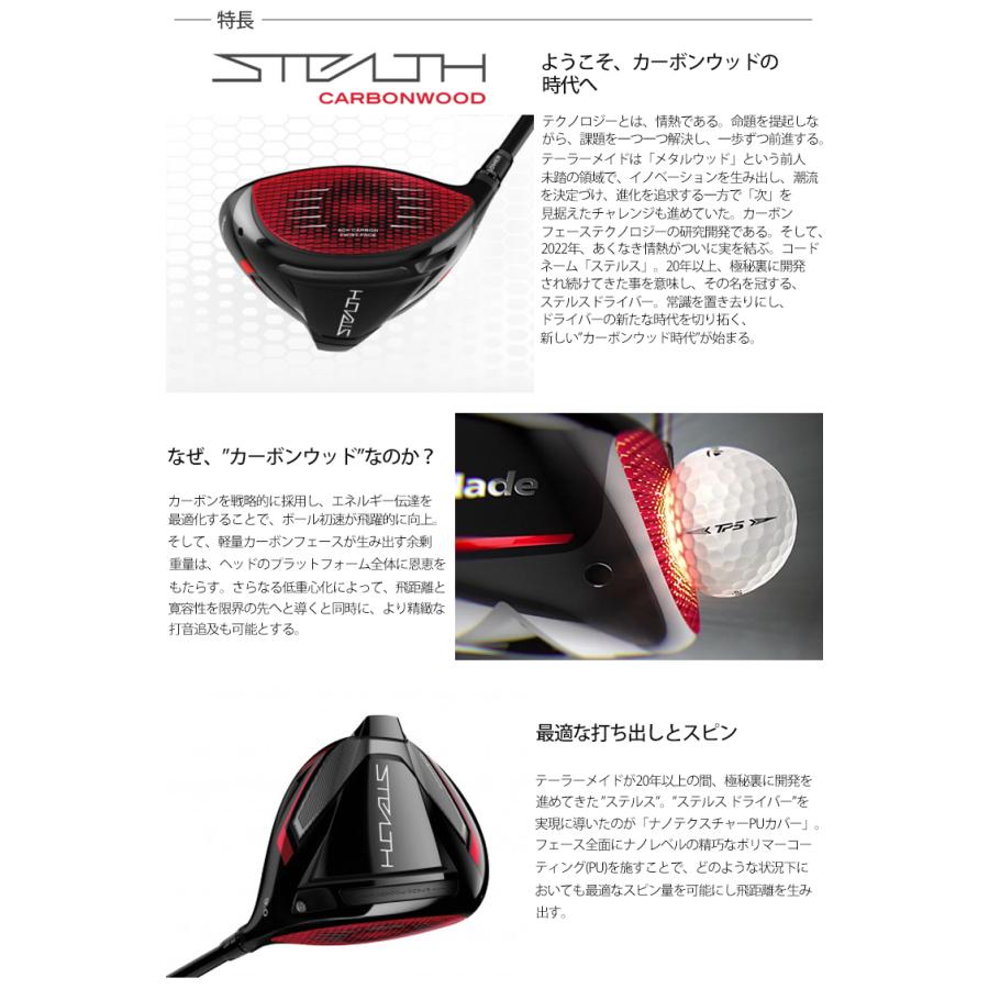 TaylorMade（テーラーメイド） 2022年モデル日本仕様20％OFF ステルス 