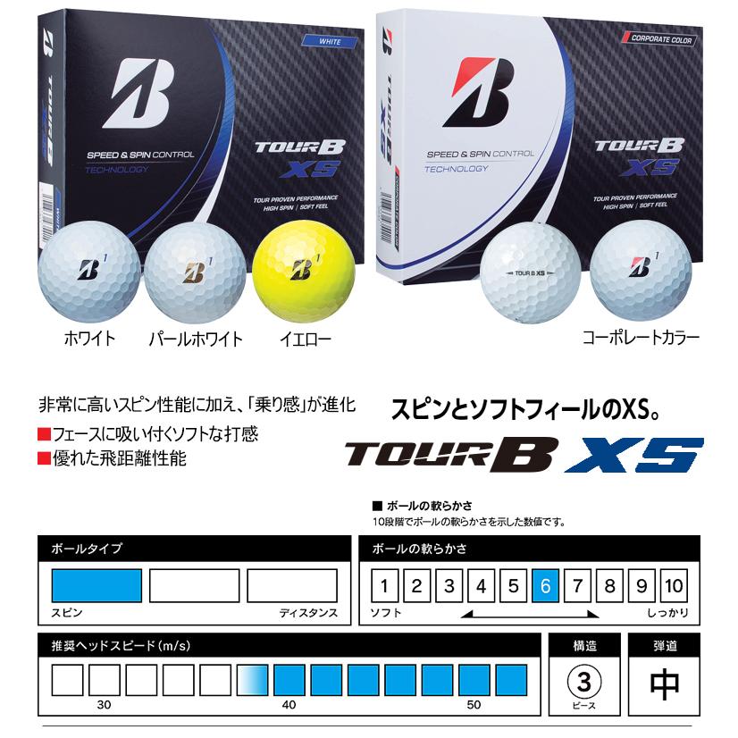 2022年モデル日本正規品 ブリヂストンゴルフ ツアービー シリーズ ゴルフボール 1ダース(12個入り)「BRIDGESTONE GOLF TOUR B X TOUR B XS」あすつく対応｜ezansu-golf｜05