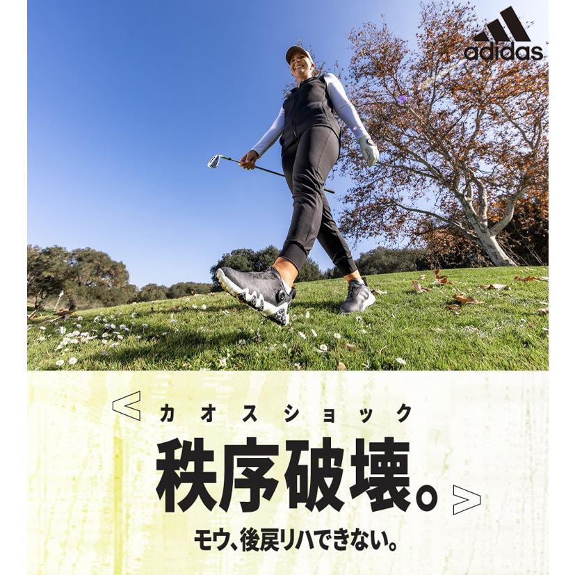 2022年秋冬モデル日本正規品 アディダス コードカオス22 ボア スパイクレス レディース ゴルフシューズ「Adidas CODECHAOS BOA WO SPIKELESS GOLF SHOES」｜ezansu-golf｜03