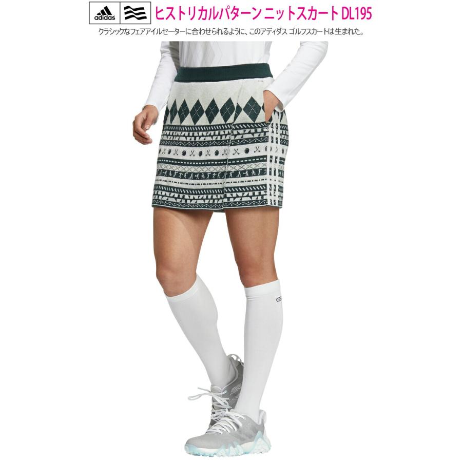 新品Lサイズ　アディダスゴルフ　ニットセーターニットスカート上下セットアップ　春 adidas（アディダス） 2022年秋冬モデル日本正規品20％OFF