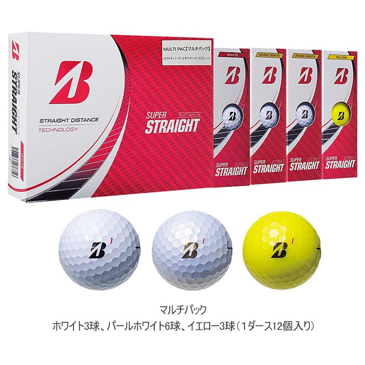 2023年モデル日本正規品 ブリヂストンゴルフ スーパーストレート ゴルフボール 1ダース(12個入り)「BRIDGESTONE GOLF SUPER STRAIGHT」｜ezansu-golf｜05