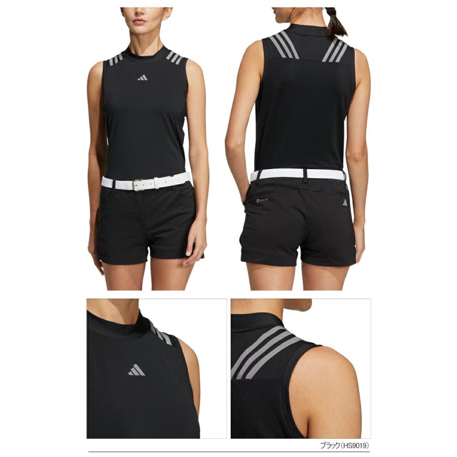adidas（アディダス） ゴルフ スリーストライプス ノースリーブモック