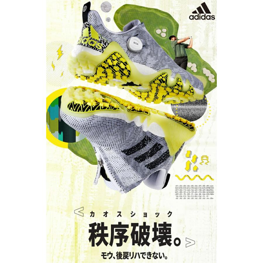 アディダス コードカオス22 ボア スパイクレス メンズ ゴルフシューズ 「Adidas CODECHAOS BOA SPIKELESS GOLF SHOES」LVL63｜ezansu-golf｜03