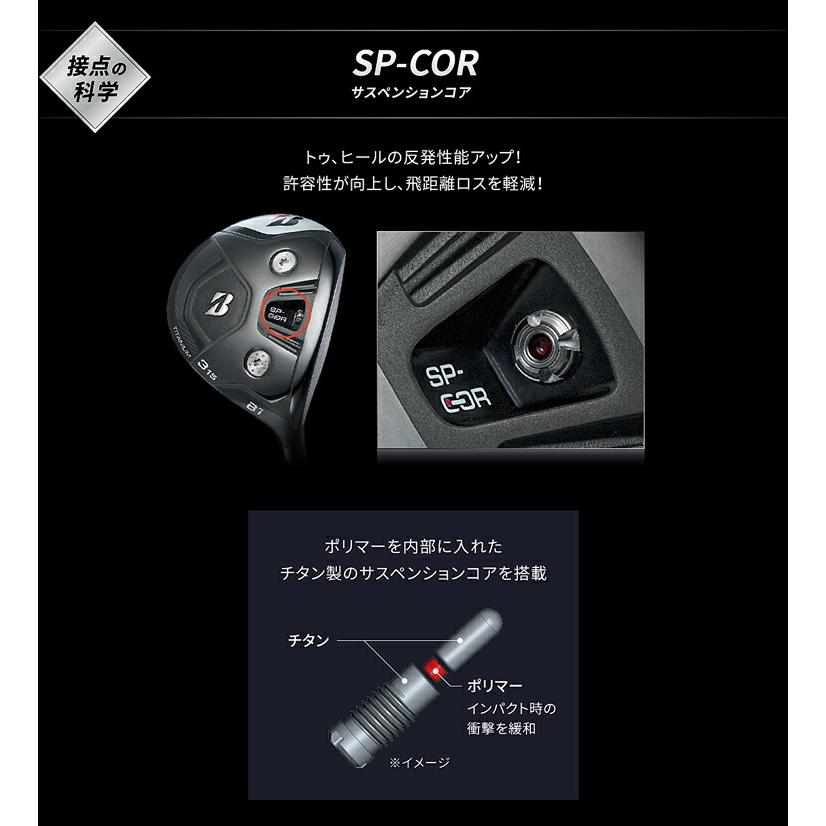 ブリヂストンゴルフ Bシリーズ B1ST フェアウェイウッド VENTUS BS6 カーボンシャフト 「BRIDGESTONE GOLF B Series B1ST FAIRWAY WOOD」｜ezansu-golf｜07