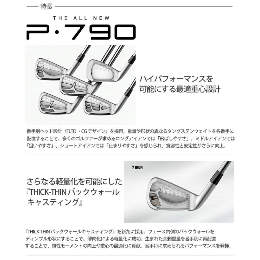 TaylorMade（テーラーメイド） NEW P790（'23） 軟鉄 単品アイアン