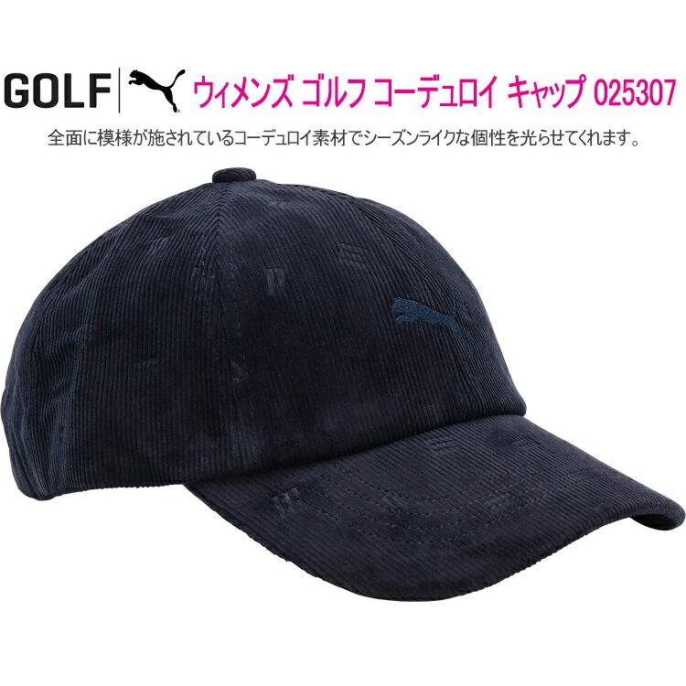 PUMA（プーマ） ゴルフ コーデュロイ キャップ レディース ゴルフ