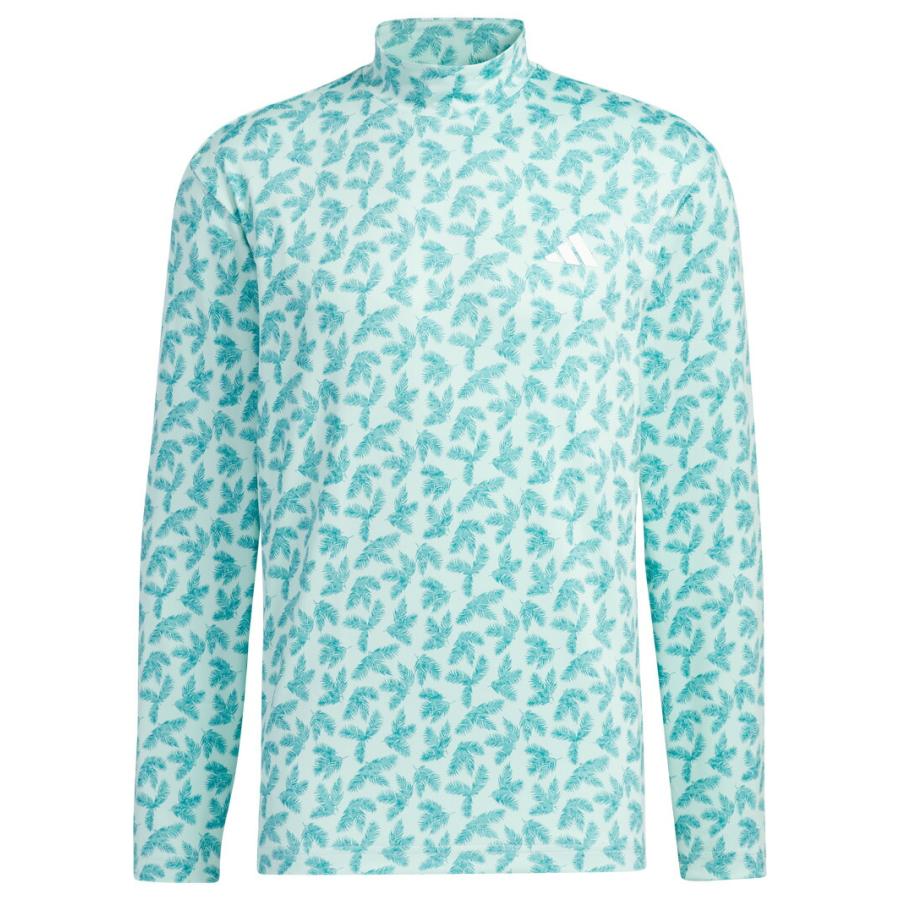 adidas（アディダス） ゴルフ パームリーフプリント モックネック L/S