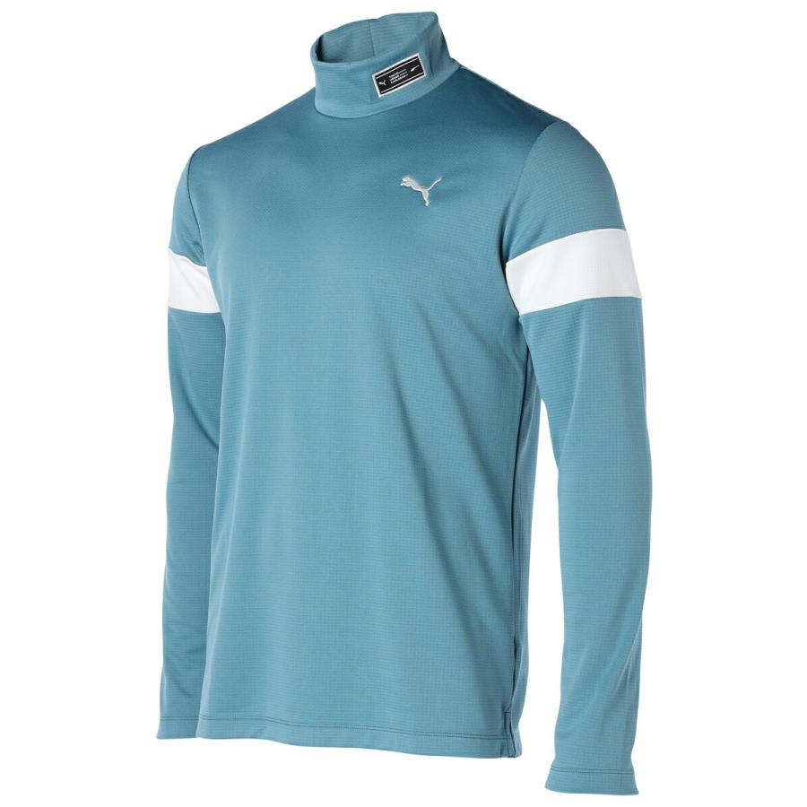 PUMA プーマ ゴルフ スローガン バックロゴ ハイネック シャツ