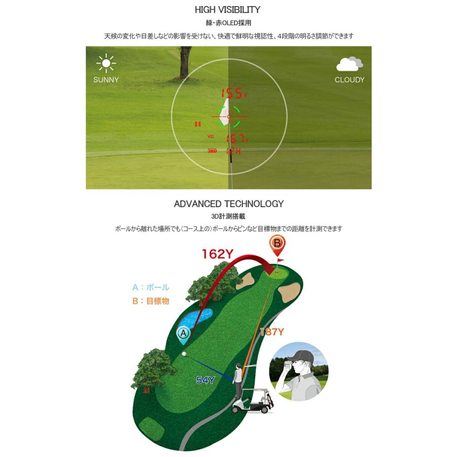 ショットナビ ボイスレーザー ジーアールレオ コンパクト高性能レーザー ゴルフ距離測定器 「ShotNavi Voice Laser GR Leo」_3