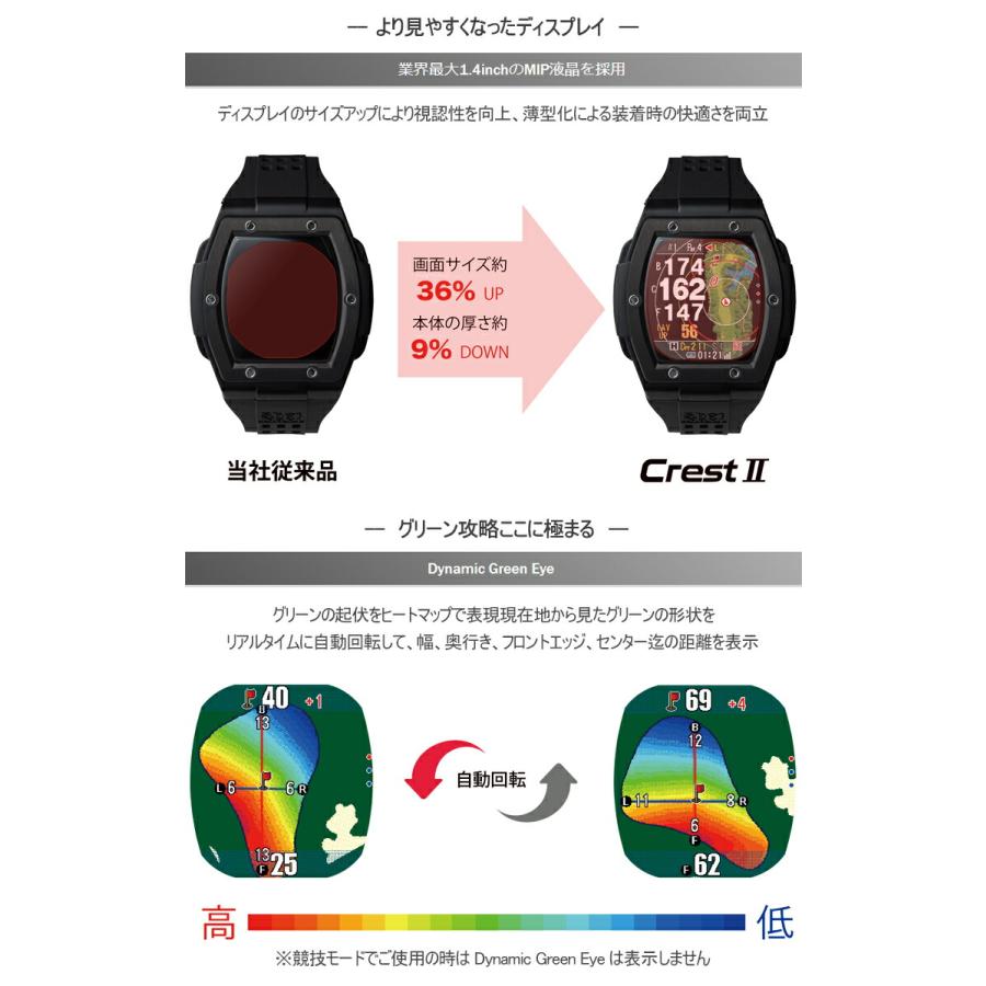 ShotNavi ショットナビ クレスト ツー Dynamic Green Eye機能 ShotNavi ショットナビ クレスト ツー Dynamic Green Eye機能