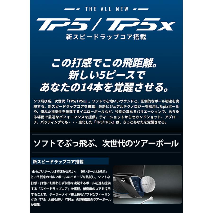 TaylorMade（テーラーメイド） TP5X ゴルフボール 3ダースセット36個