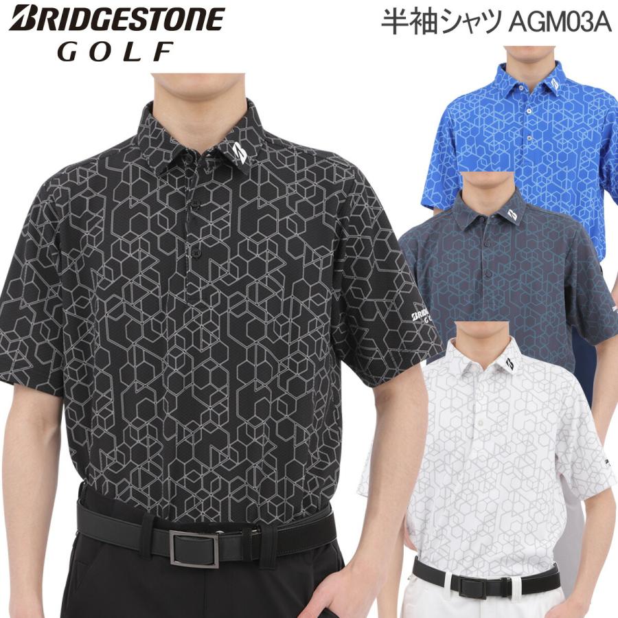 ブリヂストンゴルフウェアLLサイズ半袖ウェア10枚、セーター2枚 BRIDGESTONE（ブリヂストン） ブリヂストンゴルフ 半袖シャツ 総柄 −3