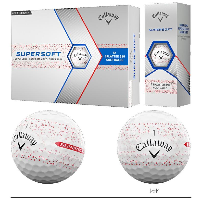 Callaway（キャロウェイ） スーパーソフト スプラッター ゴルフボール
