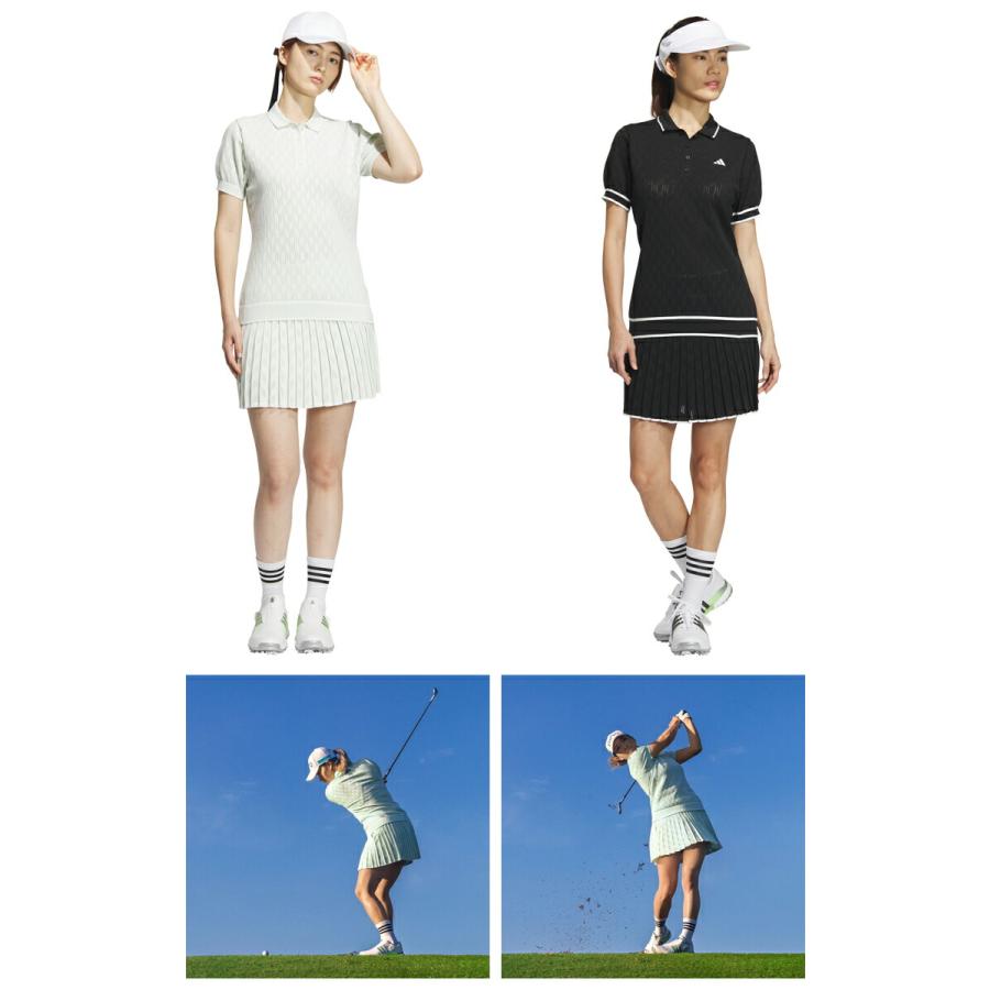 新品　adidas パフスリーブポロ【adidas Golf/アディダスゴルフ】 adidas（アディダス） アディダスゴルフ ULT365 PRIMEKNITパフスリーブ