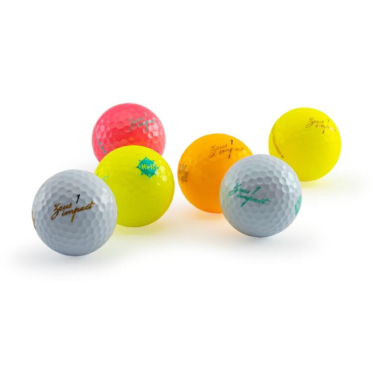 kasco（キャスコ） まとめ買い ゼウスインパクト女子3 非公認球3ピース