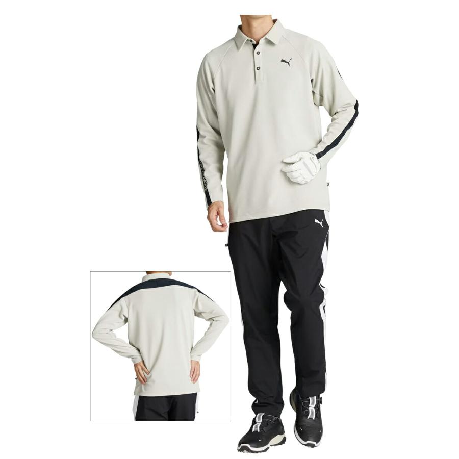 PUMA（プーマ） ゴルフ PF ストレッチ サーモ テーパード ライン 長袖