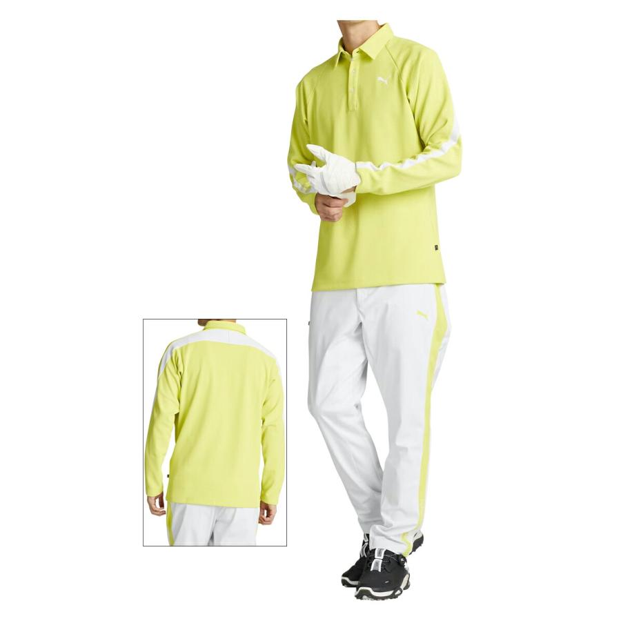 PUMA（プーマ） ゴルフ PF ストレッチ サーモ テーパード ライン 長袖