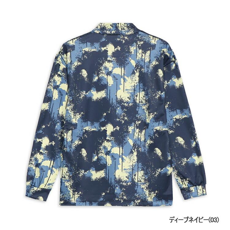 PUMA（プーマ） ゴルフ PC スプラッシュ AOP 長袖 モックネック シャツ