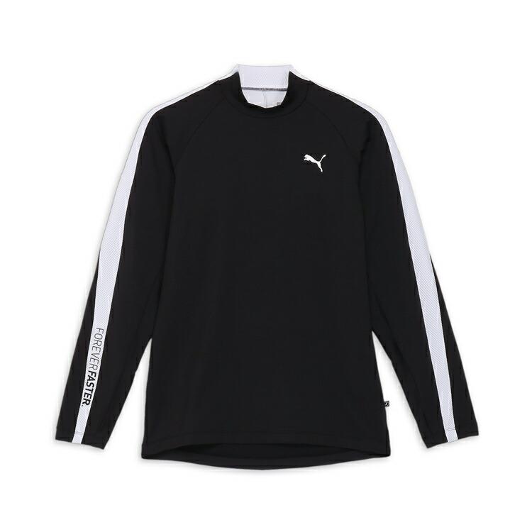 PUMA GOLF【M】セットアップ モックネックシャツ ＆ストレッチスカート PUMA（プーマ） ゴルフ メンズ ゴルフ PF ストレッチ ピーチ スムース