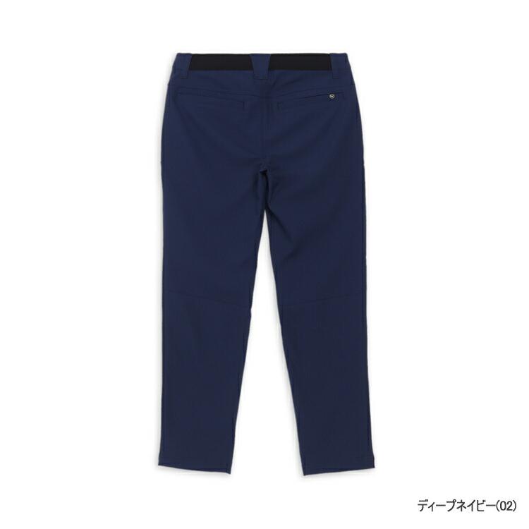 PUMA ゴルフ ストレッチテーパードパンツ ネイビー Lサイズ PUMA（プーマ） ゴルフ ストレッチ ダイアモンドリップ スリム