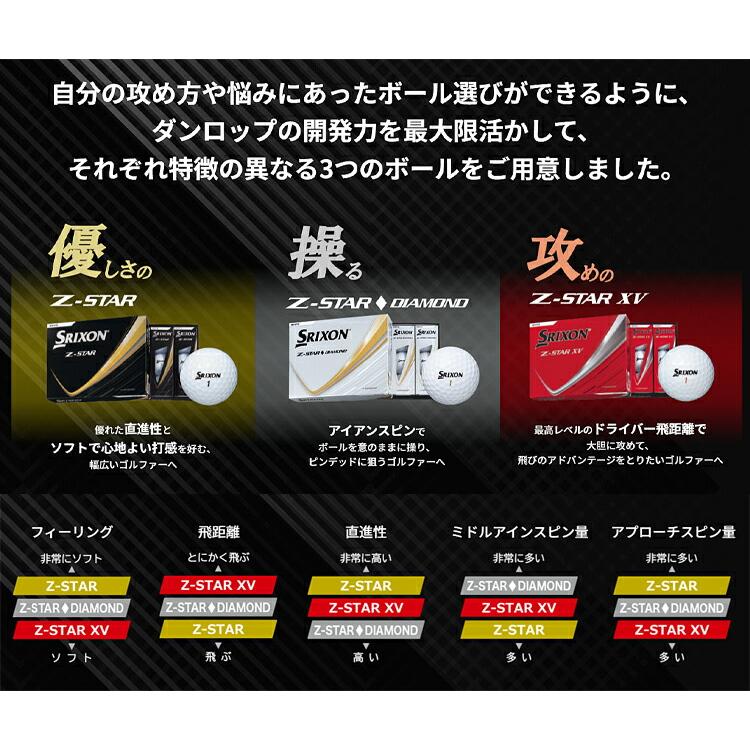 DUNLOP（ダンロップ） まとめ買い スリクソン Z-STARシリーズ ゴルフ