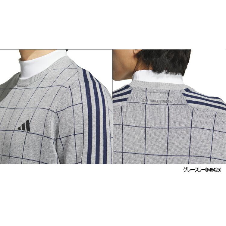 adidas（アディダス） アディダスゴルフ クルーネック スリー