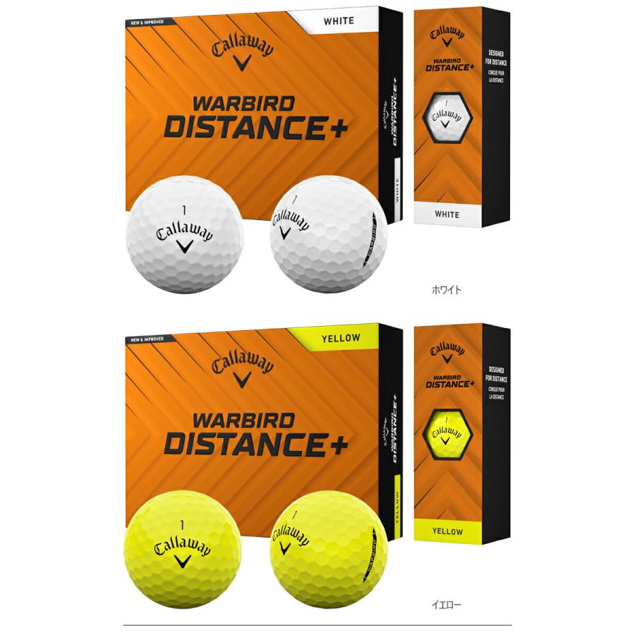Callaway Warbird ゴルフボール 12個入り　× 4箱 Callaway（キャロウェイ） ウォーバード ディスタンスプラス ゴルフ