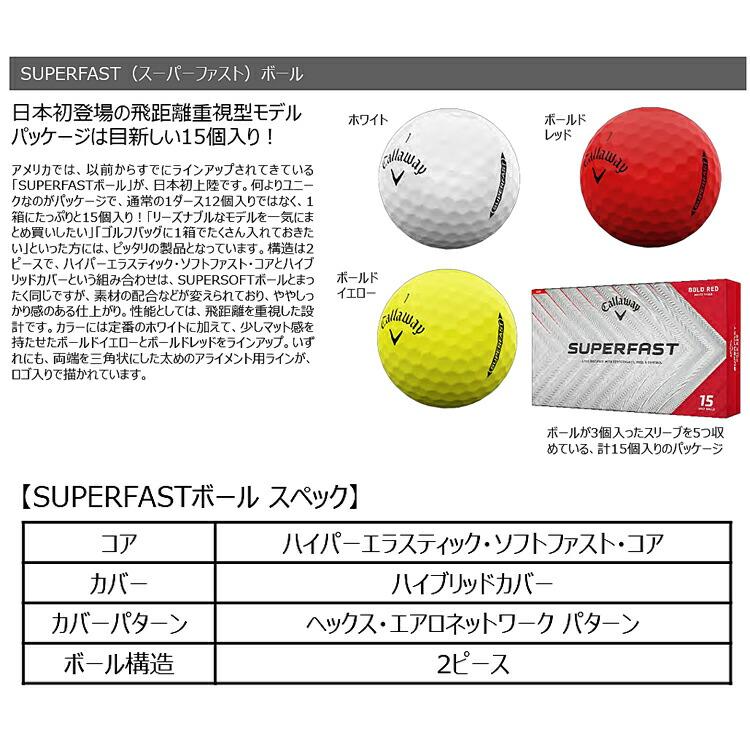 Callaway（キャロウェイ） まとめ買い スーパーファスト ゴルフボール